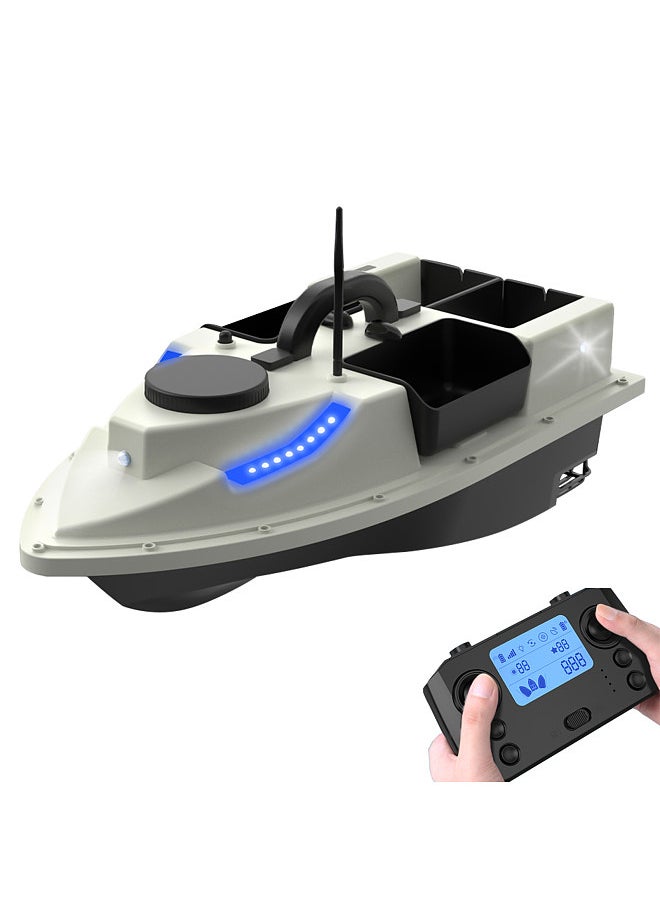 Generic GPS RC Bait Boat 500M Wireless Remote Control Fishing Bait Boat Fishing Feeder Boat Ship with with 4 Bait Containers 2KG Load  - Image 1