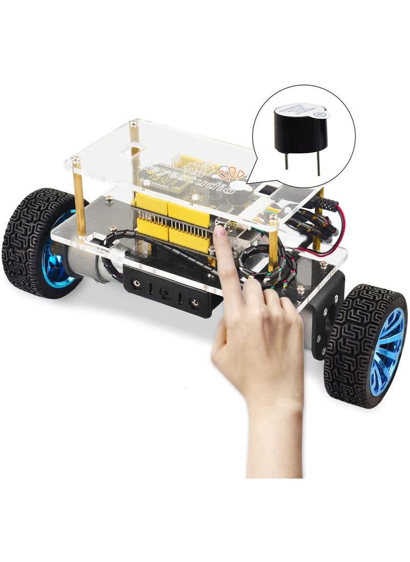 Keyestudio - Self-Balancing Robot for Arduino Project, Automatic and Bluetooth Control Mode, Two Strong DC Motor and a Shield with a Built-in MPU-6050 Module, a Power Switch, a Active Buzzer, etc - Image 1