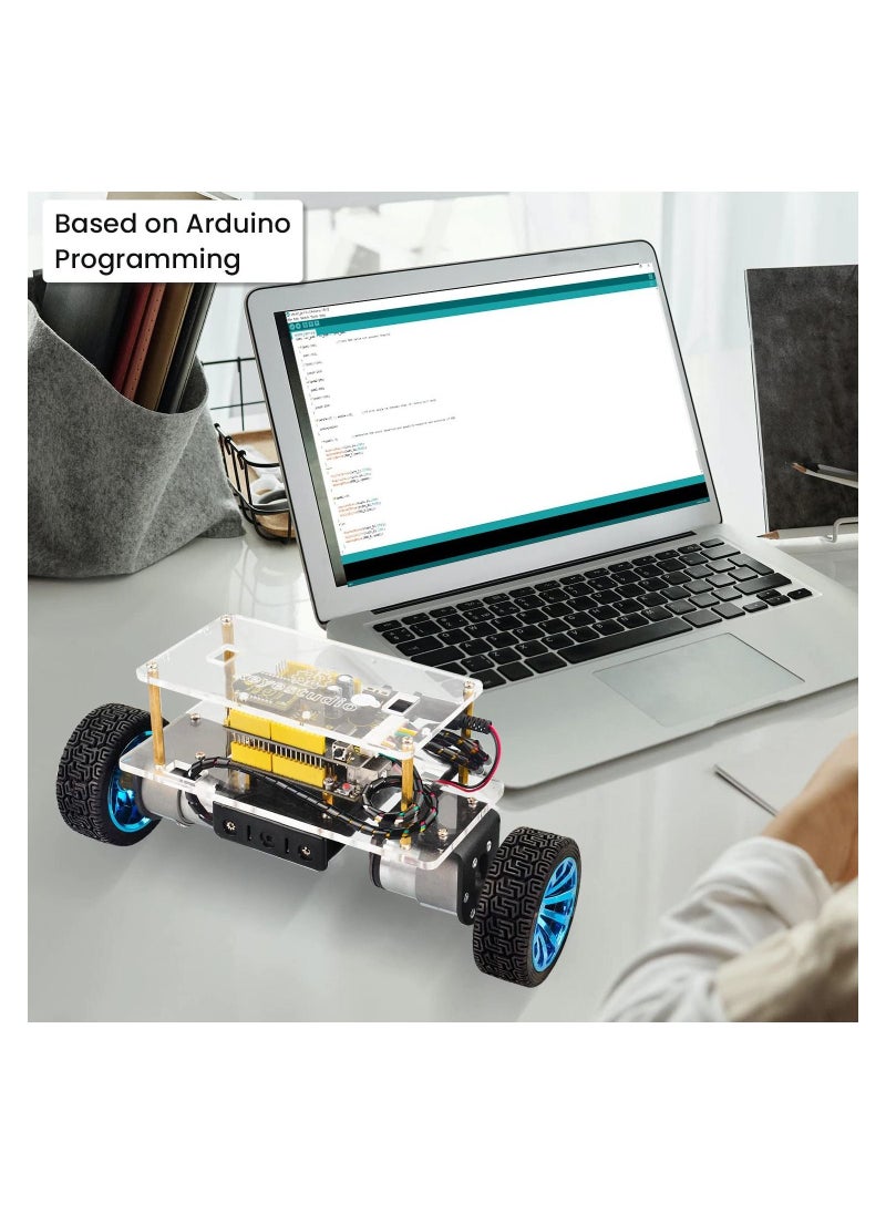Keyestudio - Self-Balancing Robot for Arduino Project, Automatic and Bluetooth Control Mode, Two Strong DC Motor and a Shield with a Built-in MPU-6050 Module, a Power Switch, a Active Buzzer, etc - Image 1
