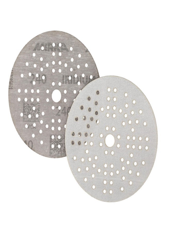 Mirka Iridium 5-Inch Sandpaper, 240 Grit - 50-Pack Hook & Loop Discs for Automotive, Wood, Wall & Body Sanding - Premium Car Sanding Paper - Image 2