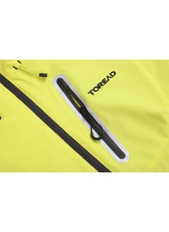 TOREAD Men's Outdoor Three-Proof Functional Jacket - Spring/Summer Firefly yellow  - Image 4