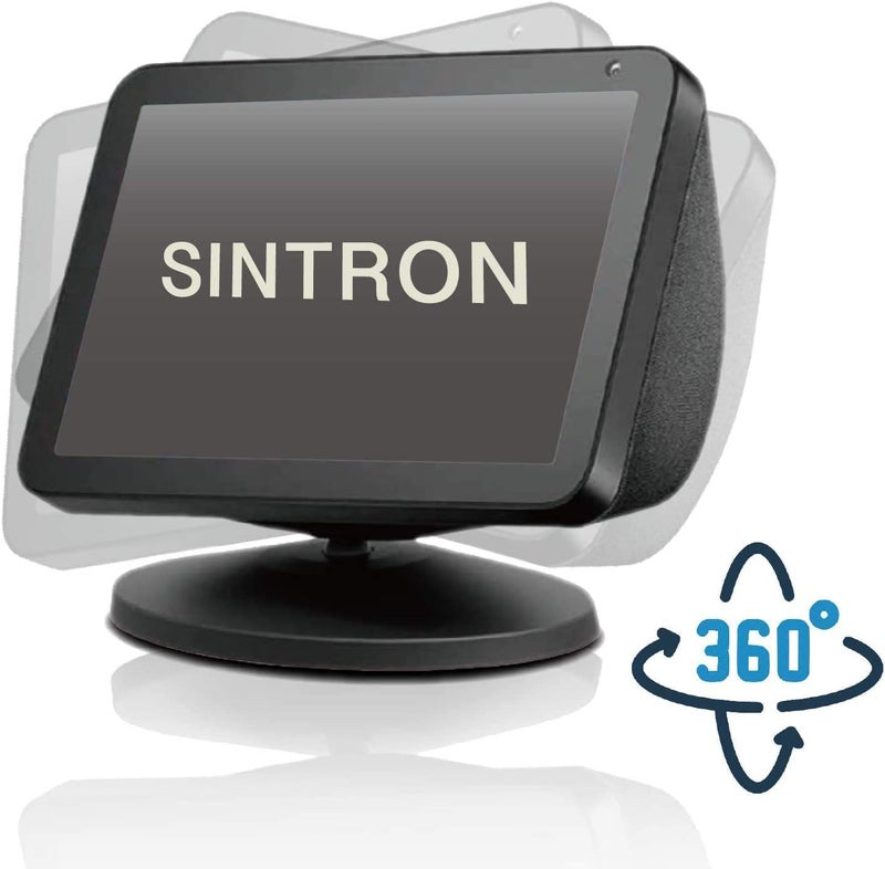 Sintron Smart Display Stand for Show 5 & 8 (1st & 2nd Gen) Adjustable Magnetic Stand Mount for Show 8 & 5 with 360 Degree Rotation Tilt Function & Anti-Slip Base (Black), Compatible with iPhone Models - Image 2