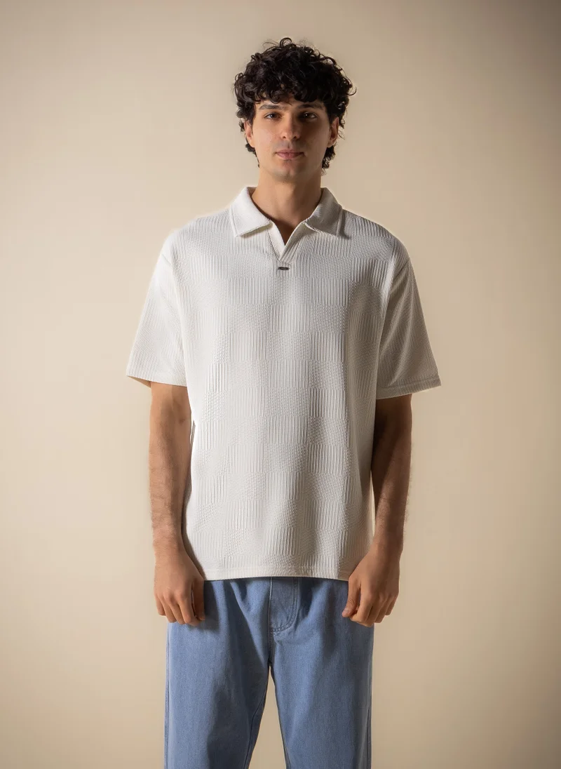 شايبس TEXTURED MIDWEIGHT POLO SHIRT