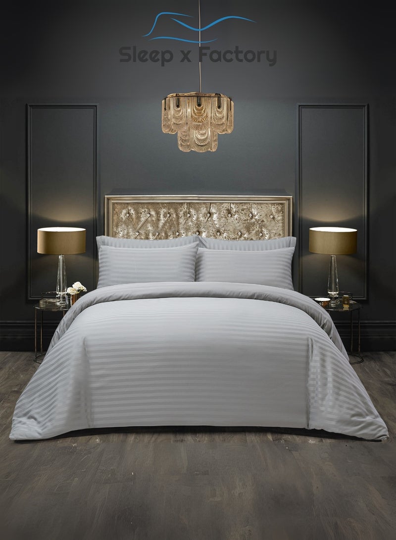 Sleep x Factory Luxury Hotel Sleep Bundle – 7-Piece Comforter Set + 14 cm Microfiber Mattress Topper + 2 Cotton Pillows – Multiple Sizes – Premium Softness - Image 4