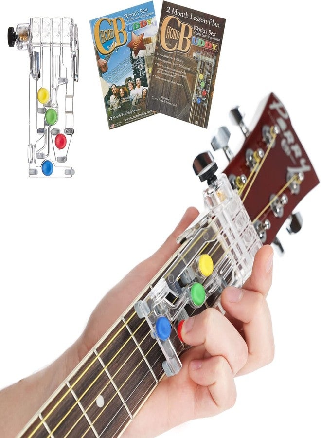 ChordBuddy Guitar Learning System & Teaching Aid Chord Buddy with True Tune Chromatic Tuner, GENUINE USA MADE - Image 4