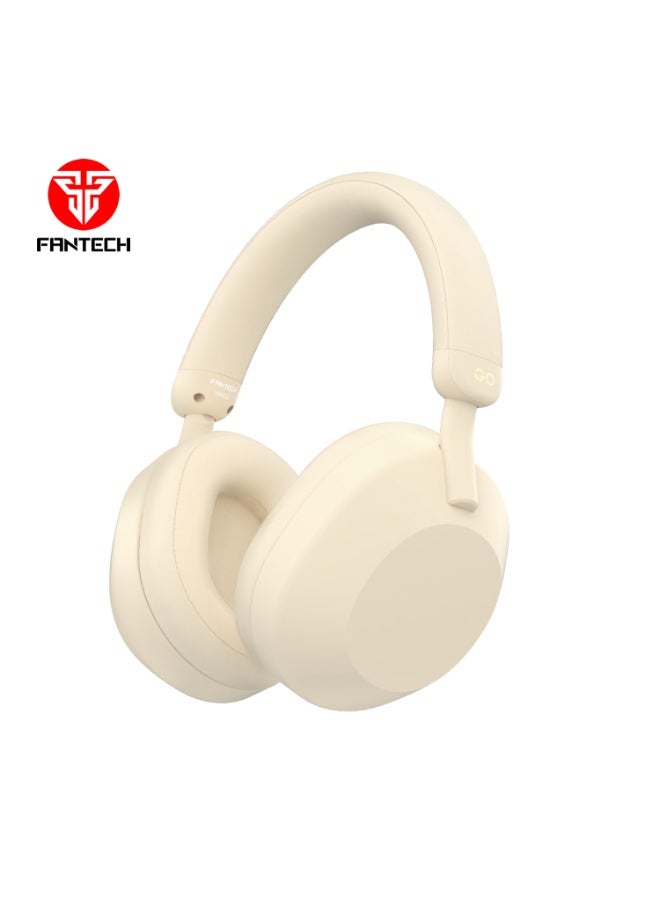 FANTECH Wireless Gaming Headset with Dual Mode (BT 5.3/Wired) - Gaming headset for PC, PS5, PS4, Mac，Switch，20H Playtime, 40mm Drivers, Fast Charging, Adjustable Ear Cups, Memory foam, Durable Frame,Multi-Platform for PC/Mobile/PS5 Multi-Platform Compatible - Image 1