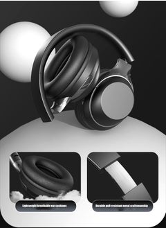 GELESE 2024 Foldable Wireless Bluetooth Headphones, Over-Ear Active Noise-Canceling Music and Gaming Headphones, Portable for Travel.  - Image 2