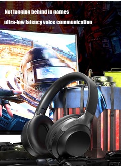 GELESE 2024 Foldable Wireless Bluetooth Headphones, Over-Ear Active Noise-Canceling Music and Gaming Headphones, Portable for Travel.  - Image 4