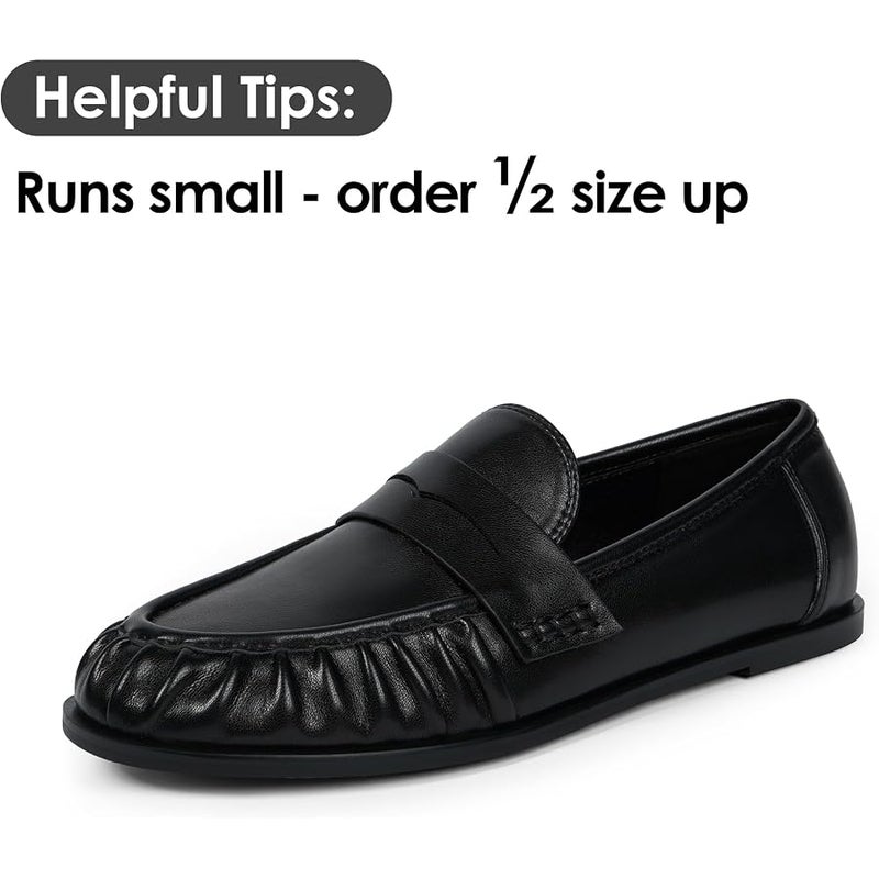 QIY Penny Loafers for Women Flats Shoes Women Dressy Comfortable Moccasins Womens Slip on Loafers Shoes Comfortable Work Flats - Image 4