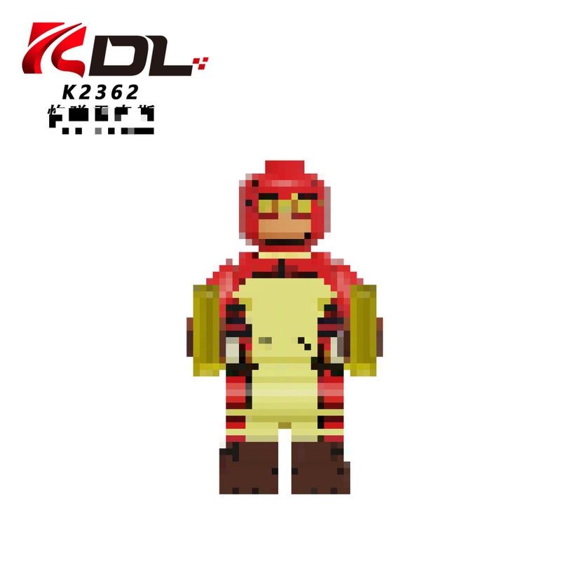 طقم مكعبات بناء شخصيات خارقة KDL857، عبوة OPP - Image 3