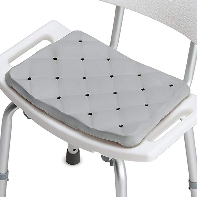 DMI DMI Bath Seat Cushion Transfer Benches Shower Chairs Bath Chairs Stadium Seats Bathtub Cushion or Kneeling Mat Kneeling Pad Waterproof Foam and SlipResistant 13 Inches ThickGrey 