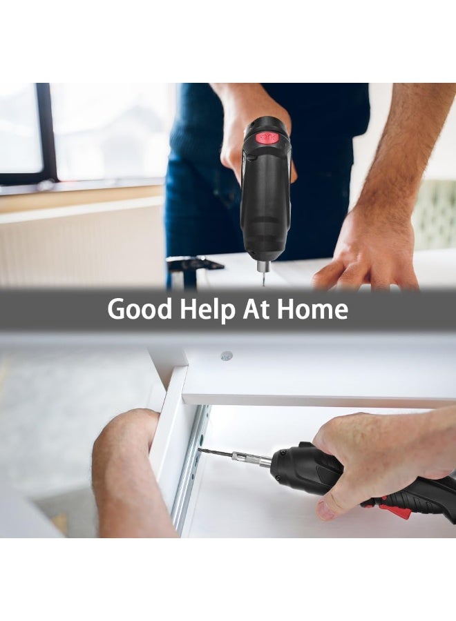 سناب مجموعة مفكات براغي كهربائية 47 قطعة 1 لقمة مفك كهربائي، مفك براغي كهربائي مطور (اسود) - Image 2