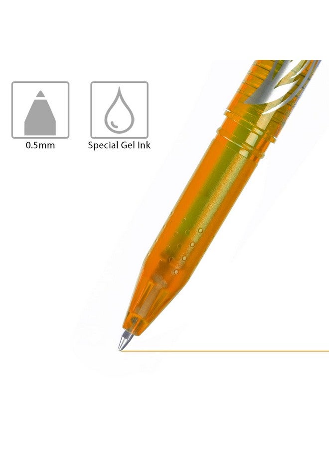 RIANCY Erasable Pens Erasable Multicolored Gel Ink Rolling Ball Extra Fine Point Smooth Writing 0.5Mm Pens With Eraser For Students Classroom Teacher Office Stationary School Supplies Gifts(8Colors) - Image 5