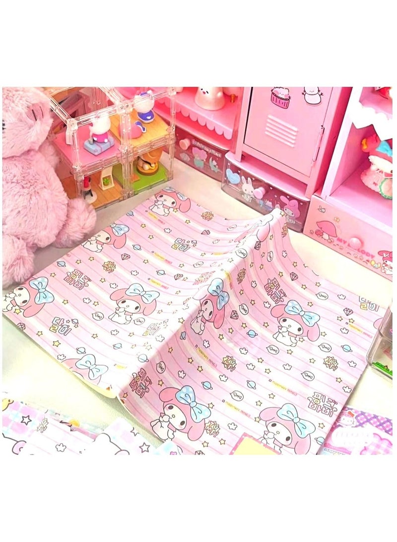 9 sheets of cartoon Sanrio festive birthday gift wrapping paper - Image 3