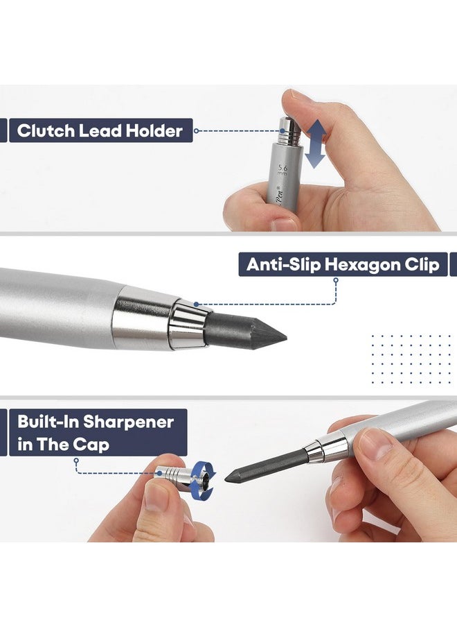 Mr. Pen - - 5.6 Mm Mechanical Pencil Lead Holder, Clutch Pencil, 5.6Mm Lead Holder, Clutch Lead Holder, Mechanical Drawing Pencils For Sketching, Mechanical Pencils To Draw - Image 1