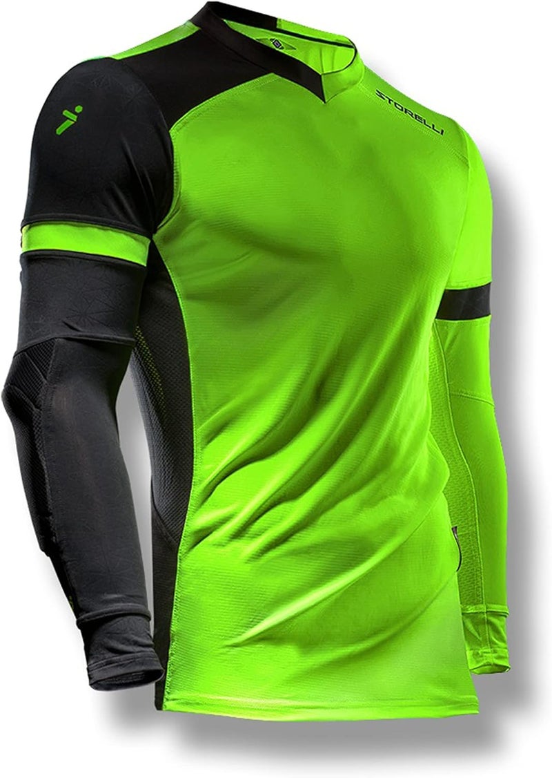 Storelli ExoShield Gladiator Goalkeeper Jersey, High-Impact Protection, Sweat-Wicking, Breathable Athletic Shirt for Soccer - Image 1