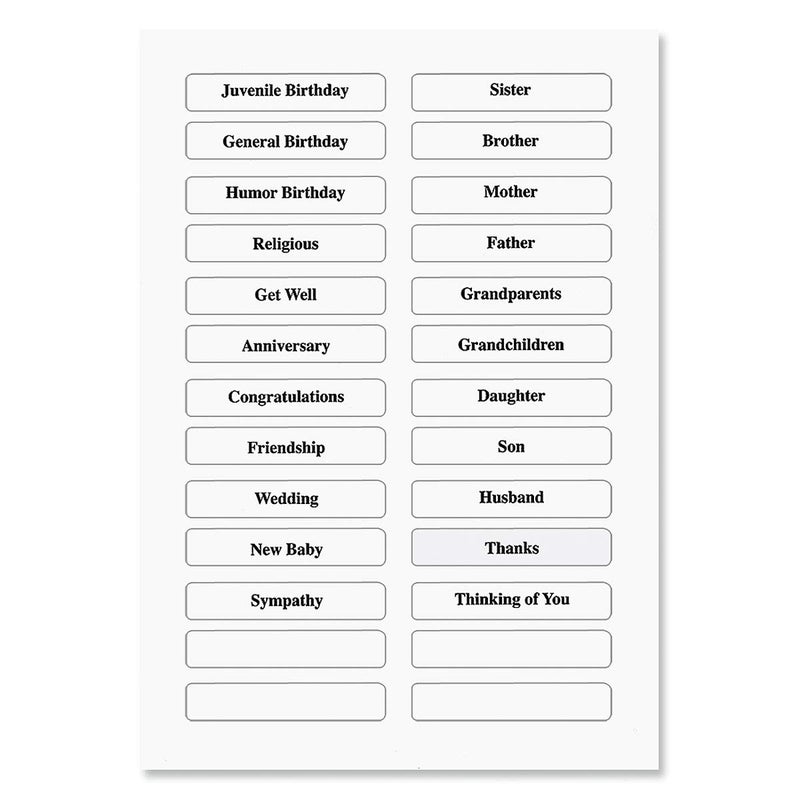 Current Mary Engelbreit Card Greeting Organizer Box - Stores 140+ cards (not included). 7" x 9" x 9-1/2", Occasion & Recipient Dividers & Labels, Birthday, Get Well, Sympathy etc. - Image 4