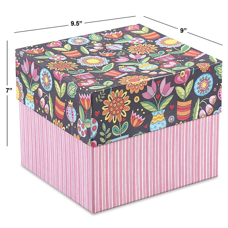 Current Mary Engelbreit Card Greeting Organizer Box - Stores 140+ cards (not included). 7" x 9" x 9-1/2", Occasion & Recipient Dividers & Labels, Birthday, Get Well, Sympathy etc. - Image 2