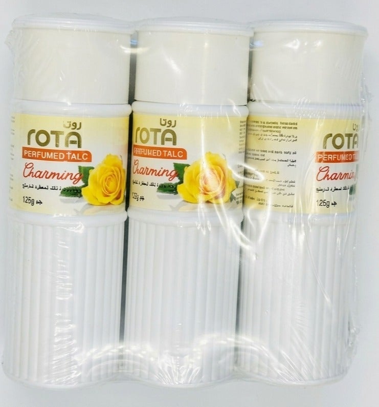 Rota Charming Scented Talcum Powder: The Secret of Softness & All-Day Freshness (125g) - Image 4