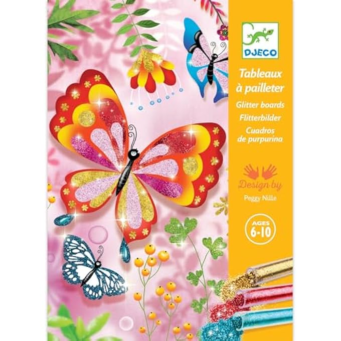 دجيكو لوحات الفراشات Djeco Glitter - Image 4