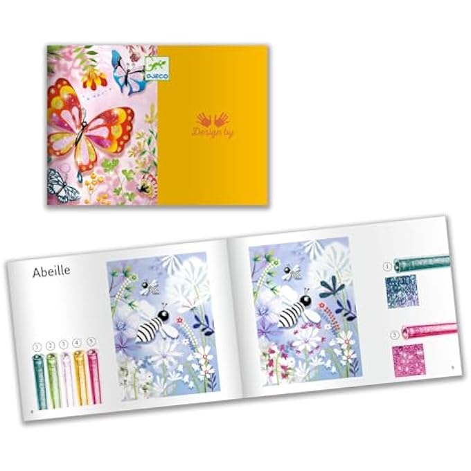 دجيكو لوحات الفراشات Djeco Glitter - Image 3