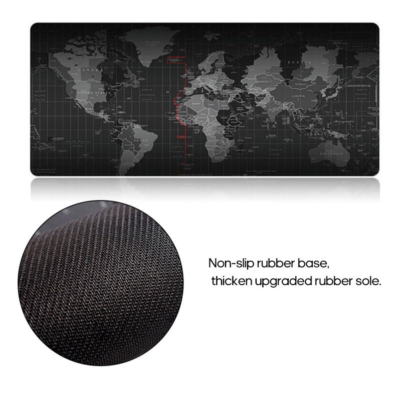 Desk Mat 300x250mm Premium Fine-mesh Cloth Surface - High Anti-slip Wear-resistant Durable Rubber Mat for Desktop Gaming Wrist Rest - Image 4