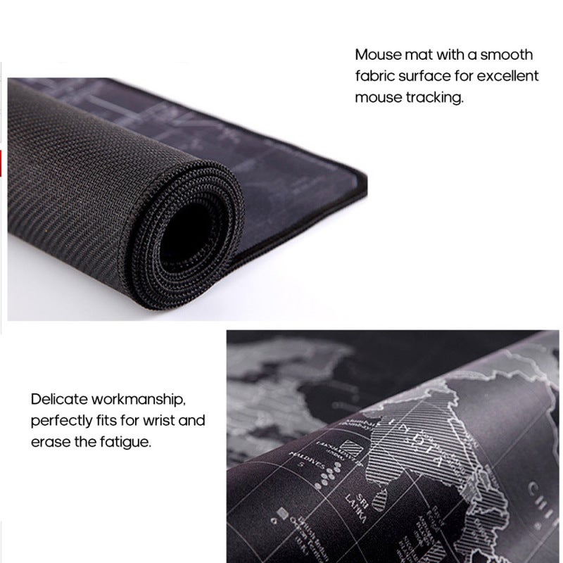 Desk Mat 300x250mm Premium Fine-mesh Cloth Surface - High Anti-slip Wear-resistant Durable Rubber Mat for Desktop Gaming Wrist Rest - Image 5