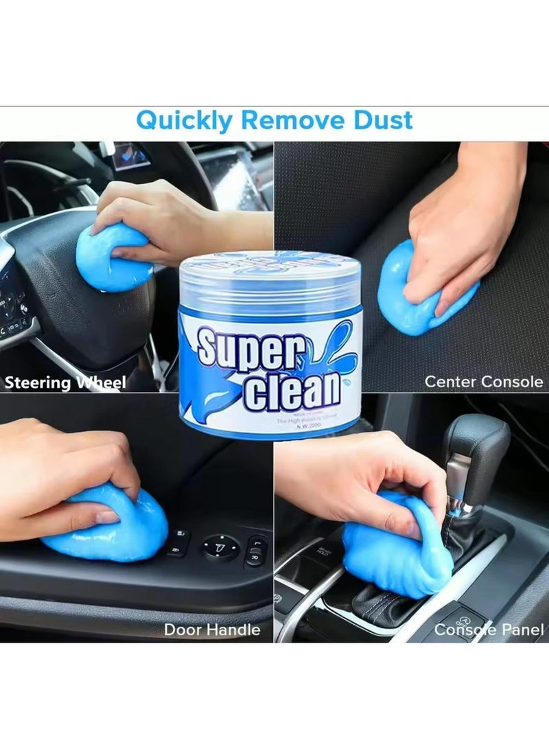 SUPER CLEAN Professional Silicone Cleaning Gel Slime – Magic Dust Remover for Delicate Areas, Multi-Purpose (200g) - 1 Piece - Image 1