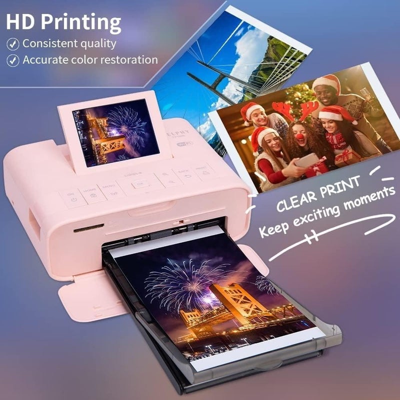Freshworld Compatible for Canon Selphy CP1500 CP1300 Ink and Paper for Canon Photo Paper 4x6 Inch Color Ink and Paper Set(3 Ink + 108 Sheets Glossy KP-108in Photo Paper)for Selphy CP1200 CP1000 CP910 CP900 CP810 - Image 2