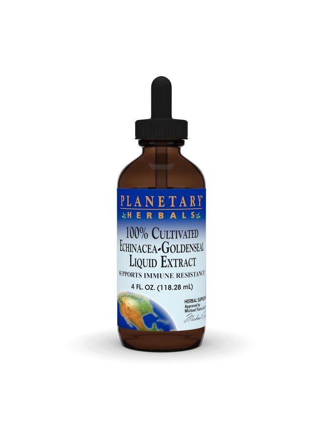 Planetary Herbals 100% Cultivated Echinacea-Goldenseal Extract, 4 oz - Image 1