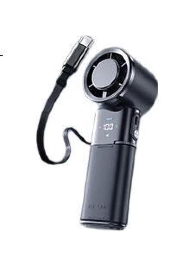 Venider Portable Handheld Mini Fan With Semiconductor Cooling, Built-In Charging Cable, Handheld Fan, Portable Fan, High-Speed Mini Fan, Rechargeable Handheld Fan, Lightweight And Long-Lasting Sound - Image 1