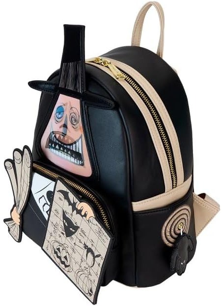 Loungefly The Nightmare Before Christmas Mayor with Plans Cosplay Lenticular Mini Backpack  - Image 3