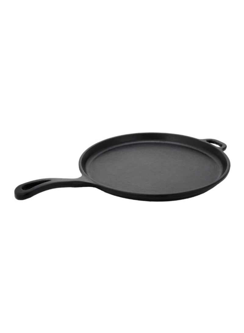 Shallow Reya Cast Iron Pizza Pan W Long Handle 30 48 cm