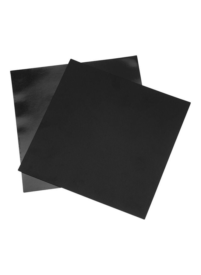 NIBEMINENT Build Plate Print Bed Tape Sheet For 3D Printer Black  - Image 1