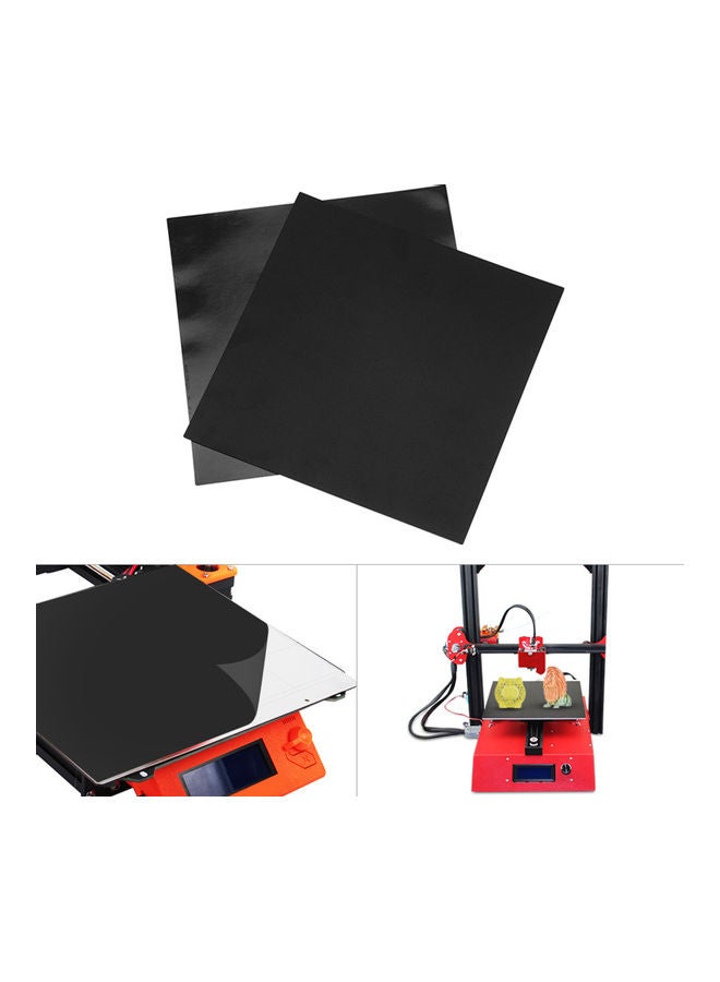 NIBEMINENT Build Plate Print Bed Tape Sheet For 3D Printer Black  - Image 2