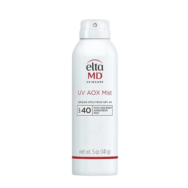 EltaMD UV AOX Mist Mineral Sunscreen Spray SPF 40, Broad Spectrum Face and Body Sunscreen with Zinc Oxide, 100% Mineral Active, Hydration Boost with Antioxidants, Moisturizer with SPF 40, 5 oz - Image 1