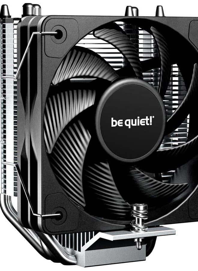 be quiet! Pure Rock Slim 3 130W TDP CPU Cooler | Intel1700 1200 1150 1151 1155 | AM4 AM5 | Silver - Image 1