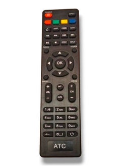 Replacement Remote Control For ATC LCD LED TV Black