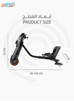 Electric Drift Scooter 36V with Protection Set - pzsku/Z9A41D378DBACA0087E9CZ/45/_/1724082072/3a5da345-7fd1-444d-b359-f86cb72b527f