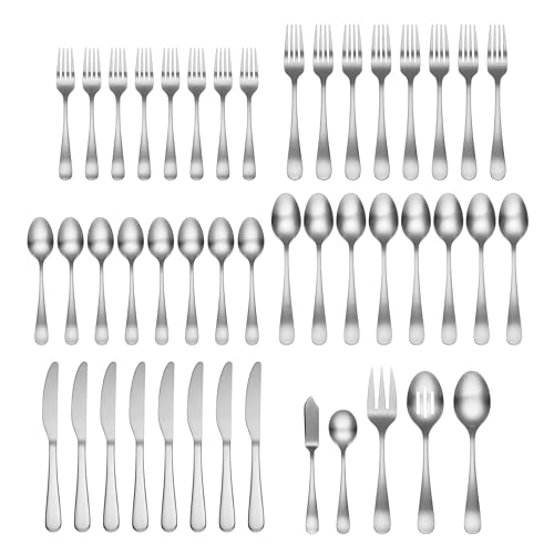 Cambridge Silversmiths Rhiannon Satin 45-Piece Flatware Set - Image 2