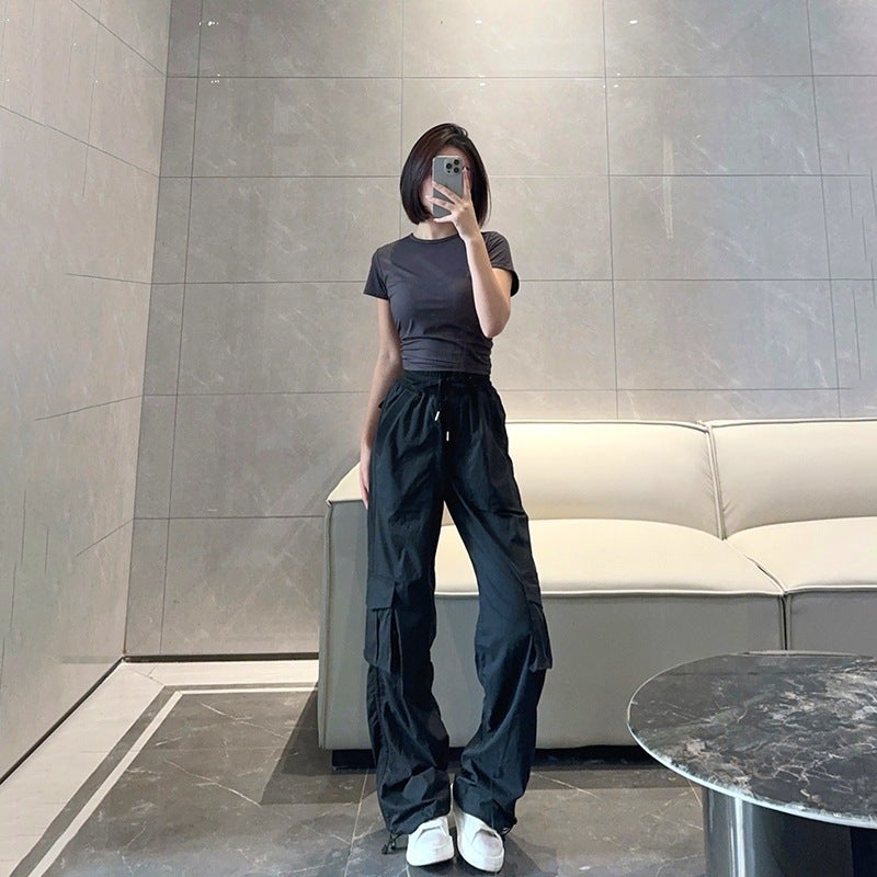 Women's Quick-Dry Waterproof Cargo Pants Straight Leg - Image 4