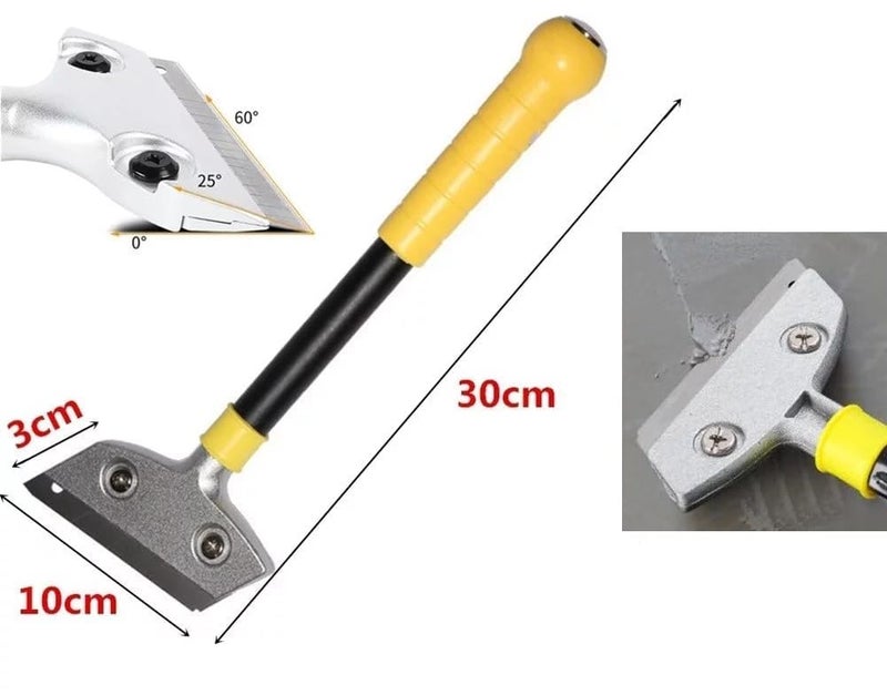 TORIOX Razor Blade Scraper Tool, Razor Scraper Replacement Blades, Glass Scraper for Removing Decals, Tint, Stickers, Labels, Caulk, Adhesive from Window, Oven, Stove Top - Image 2