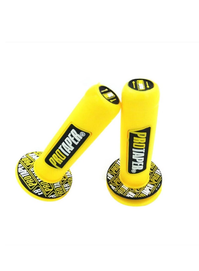 Pro Tapes قبضة مقود دراجة نارية بروتابر باللون الأصفر - HP S055 - Image 1