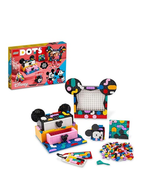 LEGO Dots Mickey Mouse And Minnie Mouse Back-To-School Project Box