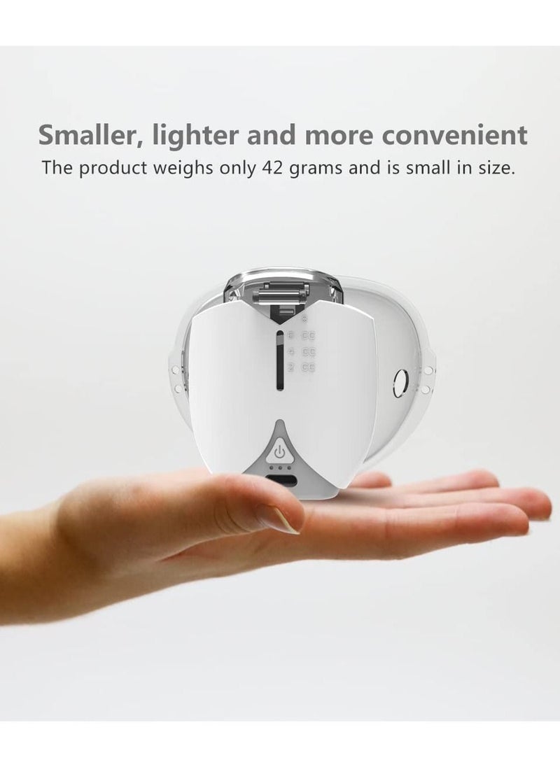 Generic - Hands-free Wearable Micro-mesh Nebulizer for Adults and Children, Comes with USB and 2 Masks, Grey - Image 1