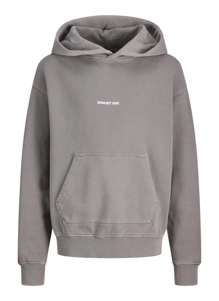 Jack & Jones Junior Kids Logo Print Pull Over Hoodies
