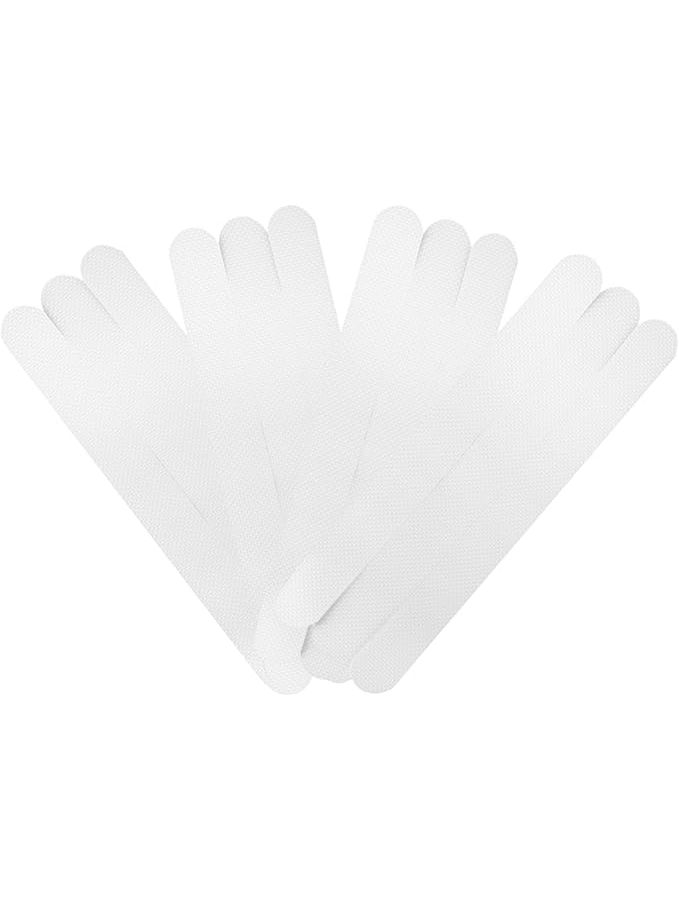 Bath Safety Strips Non Skid Adhesive Tread Stickers For Shower And Stairs White 12 Pcs - Image 1