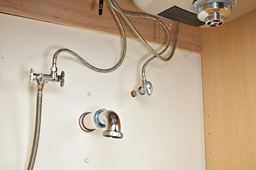 Keeney Quarter Turn 3 Way Valve 1/2-Inch FIP by 3/8-Inch OD by 3/8-Inch OD Dual Handle, Lead-Free - Image 2