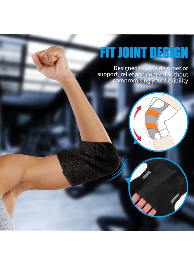 Elbow Support Elbow Brace Adjustable Elbow Sleeve Tennis Elbow Sleeve Arm Wrap Strap Sleeve for Elbow Sleeve for Gym - Image 4