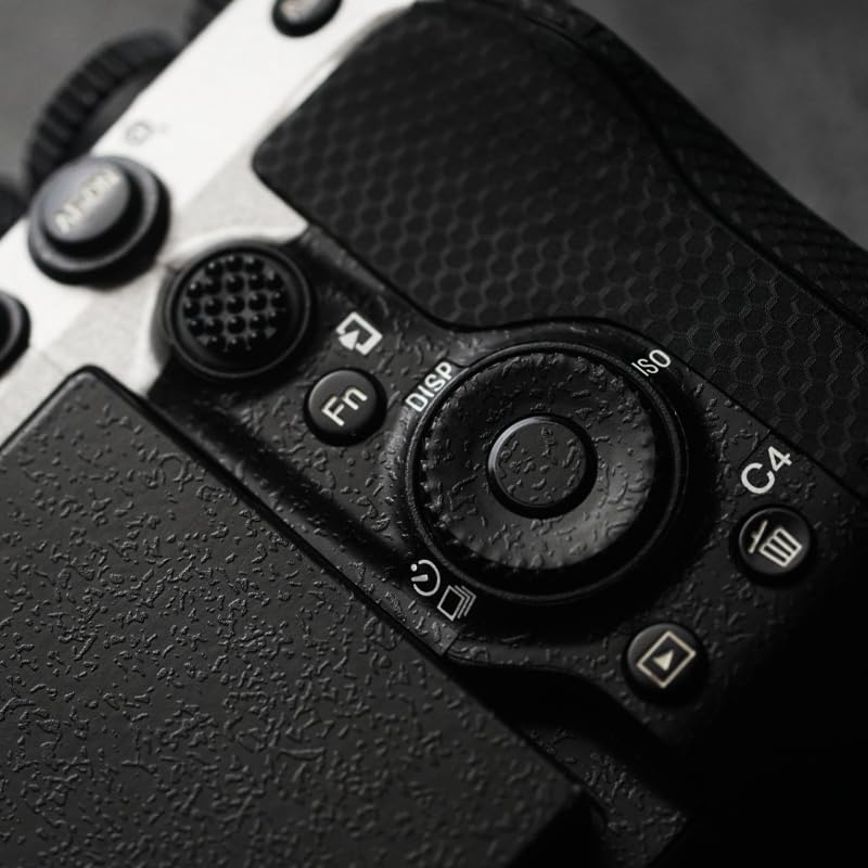 DBZZ α7IV Anti-Scratch Cover Skin ，Sticker Protector Film Anti-Wear Camera Body Cover for Sony Alpha 7 IV (ILCE-7M4/α 7 IV) (Titanium and Frosted Black) - Image 4